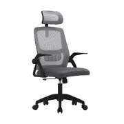 Ergonomic Office Chair Back Support Dark Grey&Black