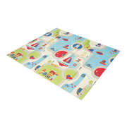 Kids Play Mat Double Folding Pad XPE Foam Non-slip Carpet