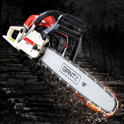 75Cc 18" Bar E-Start Pruning Chainsaw, Commercial Grade