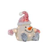 52cm Christmas Snowball Man with Lights