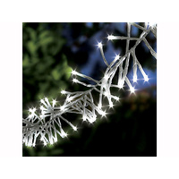 200 White Cluster LED Fairy Lights 7.2m