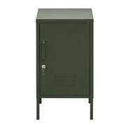 Bedside Table Metal Cabinet - Green