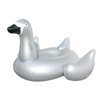 Inflatedlatable Giant Swan Silver 189 x 181 x 118cm  