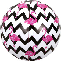 Jumbo Zigzag Flamingo Beach Ball 70cm