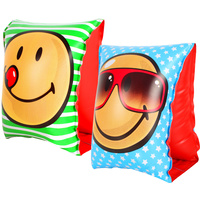 Funny Face Arm Bands 2 Pce 2 Asstd Deflated  Size 25 x 15cm