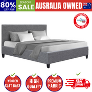 Bed Frame Double Size Grey NEO