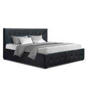 Gas Lift King Bed Frame - Charcoal