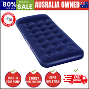 Single Size Inflatable Air Mattress - Navy