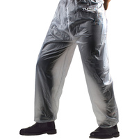 Premium Raincoat Pants Adult Male Transparent Large