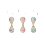 Calm & Breezy Maraca Rattle Double Set Of 3Pcs