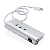 USB 3.1 Type C Hub - 3 Ports for New Macbook Chromebook Pixel