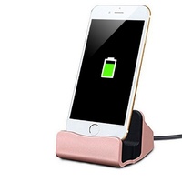 iPhone Charger Docking Station Charge and Sync Stand Pink