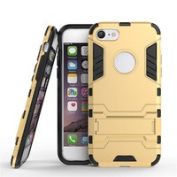 iPhone 7 Plus Case HEAVY DUTY Iron Case Premium Shockproof Kickstand Bumper Yelo