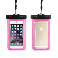 Pink Waterproof Case Dry Bag for for Smartphone