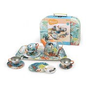 Mermaid Tin Tea Set In Suitcase