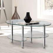 3 Tier Coffee Table - Glass