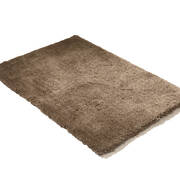 Ultra Soft Anti Slip Rectangle Plush Shaggy Floor Rug Carpet in Taupe 160x225cm