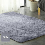 Designer Soft Shag Shaggy Floor Confetti Rug Carpet Home Decor 300x200cm Grey