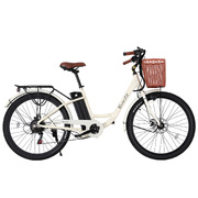 26" Electric Bike City Bicycle eBike e-Bike Commuter w/ Battery WH