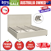 Bed Frame King Size Gas Lift Base with Storage ADI