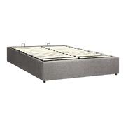 Queen Bed Frame Mattress Base with Lift Gas Beige