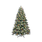 LED Christmas Tree 1.8M 6FT Xmas Trees Decorations with Ornaments 790 Tips