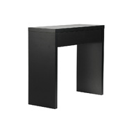 Console Table Wood Sofa Table Hall Side Entry with Drawer Black