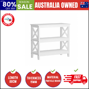 3-Tier Console Table X-Design Wooden White