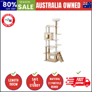 Cat Tree Tower Scratching Post Scratcher 190cm Condo House Bed Furniture