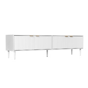 TV Cabinet Entertainment Unit Four Door 180cm White