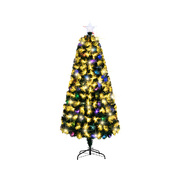 Christmas Tree 1.8M 6FT LED Xmas trees Optic Fibre Multi Colour 230 Tips