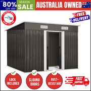 Garden Shed Outdoor Storage Sheds Workshop Cabin Metal Base