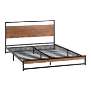 Metal Bed Frame King Size Beds Platform Wood