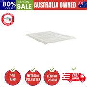 Sherpa Mattress Topper Reversible Pillowtop Fleece Bed Protector King