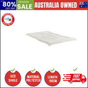 Sherpa Mattress Topper Reversible Pillowtop Fleece Bed Protector Single