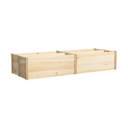 Garden Bed Raised Wooden Planter Box Container Set of 4 120x45x45cm