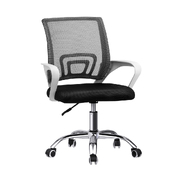 Office Gaming Chair Computer Mesh Chairs Executive Foam White&Black