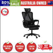 Mesh Office Chair Adjustable Lumbar Support Black