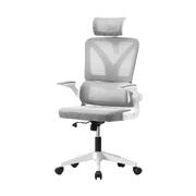 Mesh Office Chair D-Shape Back Support White