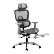 Ergonomic Office Chair Mesh Executive Seat Grey