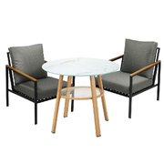 Outdoor Patio Setting Furniture Lounge Bistro Dining Set 2 Seater