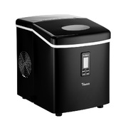 3L Portable Ice Maker with Ice Cube Scoop 15kg Black