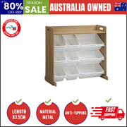 9 Bins Kids Toy Box Organiser Display Shelf