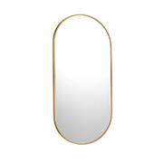 Wall Mirrors Oval Gold 76x31cm