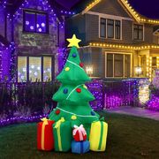 Christmas Inflatable Tree Gifts 1.5M Xmas Decorations LED Lights Outdoor