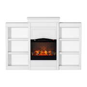 2000W Electric Fireplace Fire Heater White