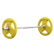 Versatile Yellow 46kg Dumbbell Barbell Set