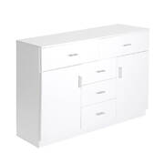 Modern Sideboard Cabinet Storage Drawers White