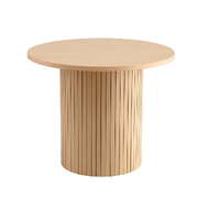 Coffee Table Round Fluted