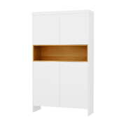 Shoe Rack Storage Cabinet 9 Tiers White